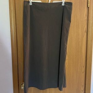 Covington grey stretch side zip skirt